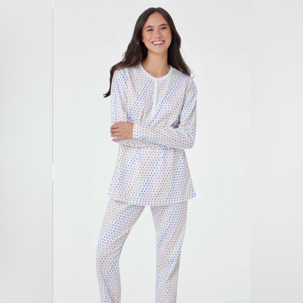 Roller Rabbit Disco Heart Pajamas-Small New!!